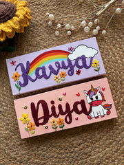 Personalized Name Plate with your favourite theme!