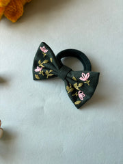 Olivine - Embroidered Hair Tie