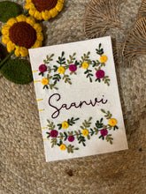 Roses - Customized Hand Embroidered Journal