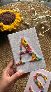 Embroidered Initials - Customized Journal