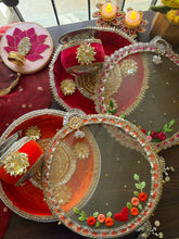Embroidered Channi and Thali Set- Karwachauth Special