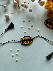 Batman - Hand Embroidered Rakhi