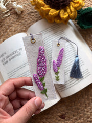 Forever Tulips - Embroidered Bookmark