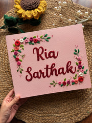 Forever - Customised Embroidered Name Plate