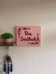 Forever - Customised Embroidered Name Plate