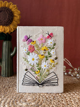 Wildflower Whispers - Hand Embroidered Journal