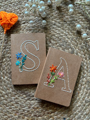 Initials - Customized Embroidered Journal