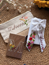 Embroidered Bow - Pouch - Diary Hamper