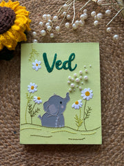Elephant - Name Canvas