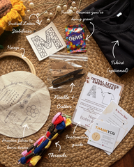 Initial Letter Embroidery DIY Kit