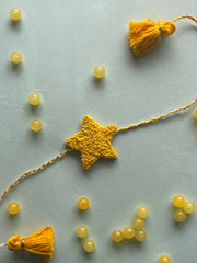 Star - Hand Embroidered Rakhi