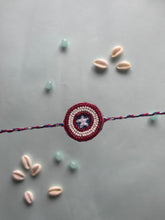 Captain America - Hand Embroidered Rakhi