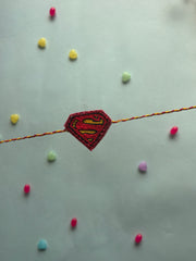 Superman - Hand Embroidered Rakhi