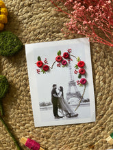 Photograph Embroidered Frame - Half Heart