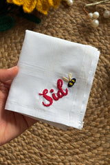 Name Initial Customised Hanky