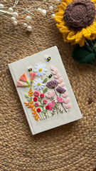 Stories In Bloom - Hand Embroidered Journal