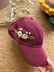 Midnight Daisies - Embroidered Cap