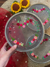 Heart Embroidered Channi - Karwachauth Special