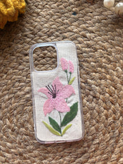 Lily - Embroidered Mobile Cover 💐