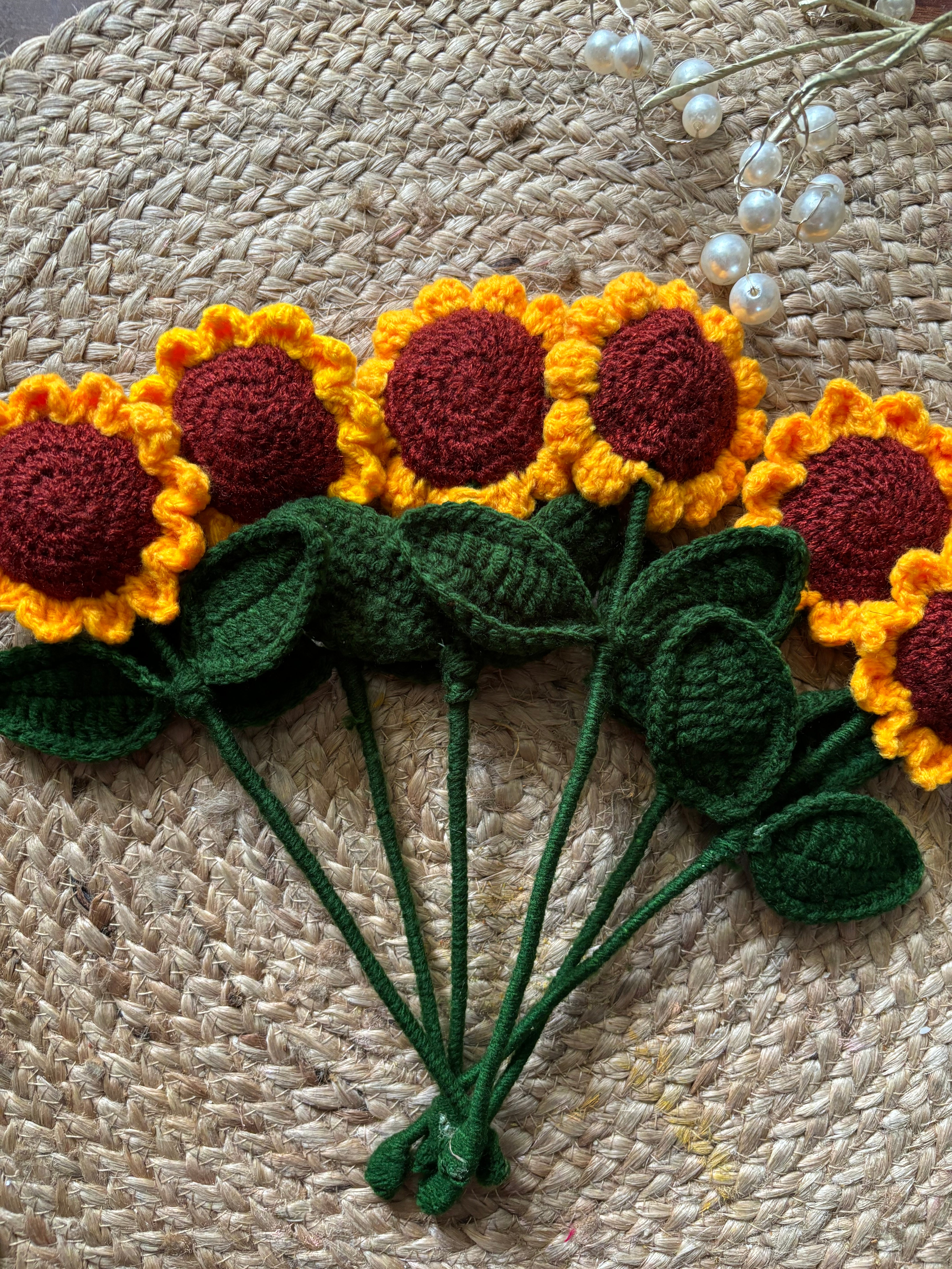 Crochet Sunflowers