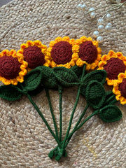 Crochet Sunflowers