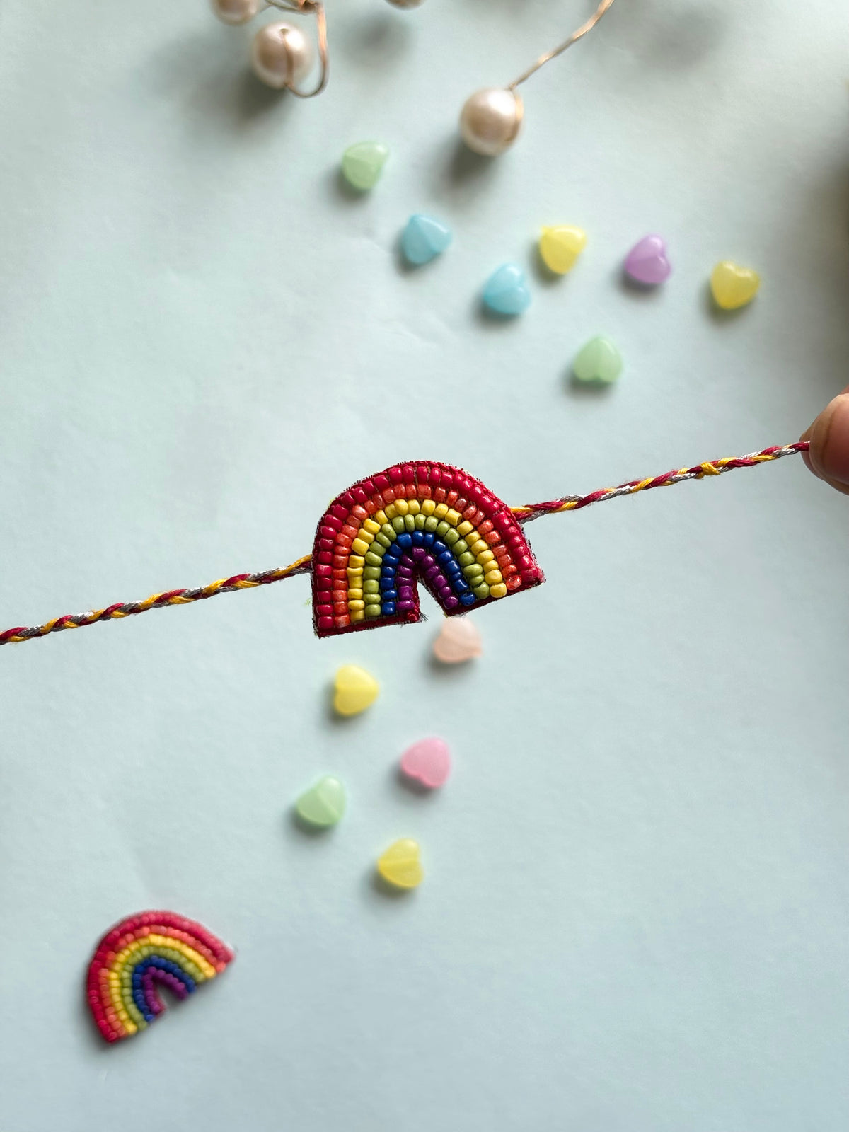 Rainbow - Hand Embroidered Rakhi