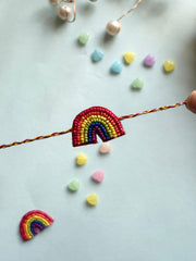 Rainbow - Hand Embroidered Rakhi