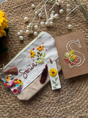 Embroidered Pouch - Diary Hamper