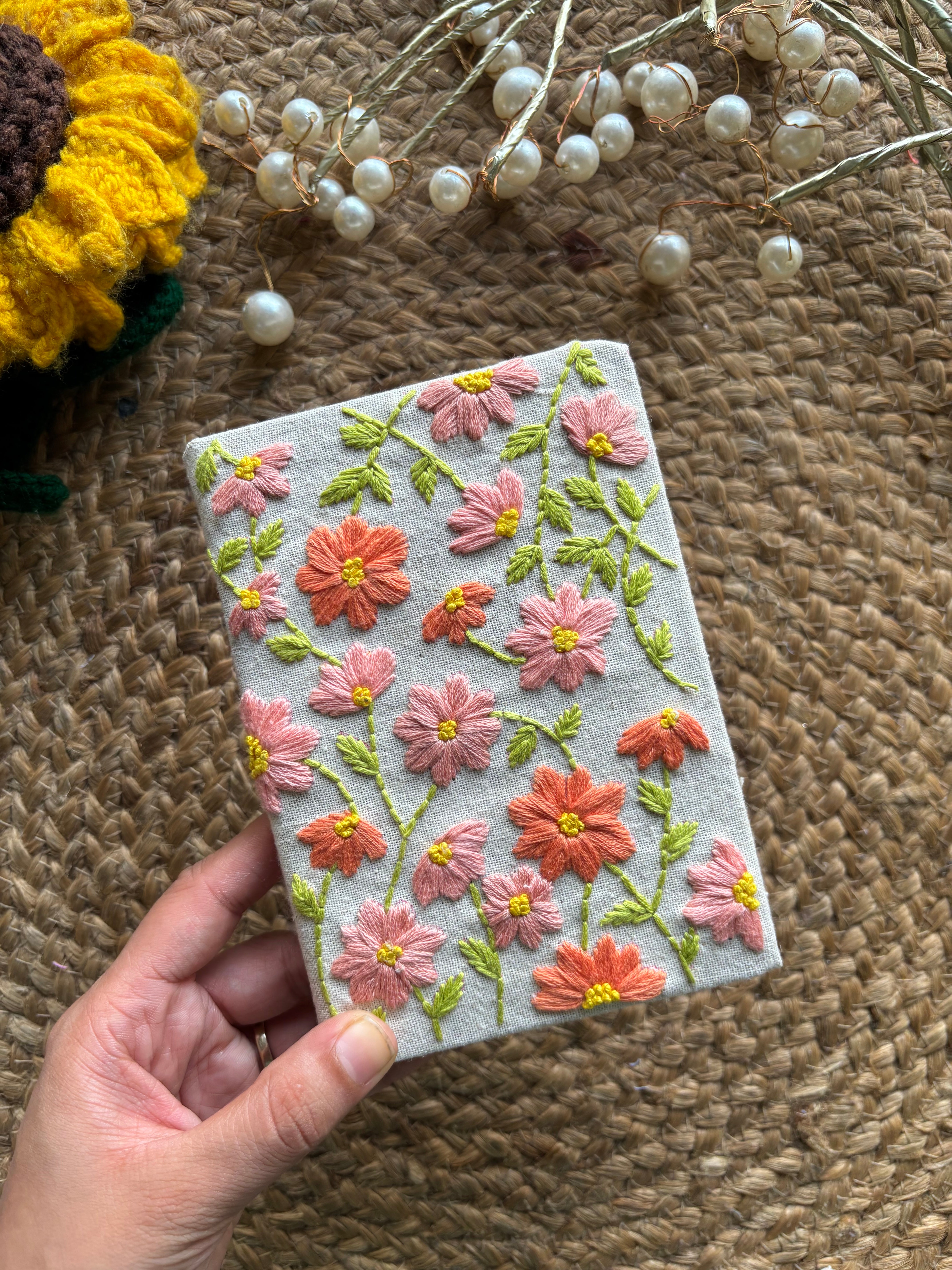 Bloom - Customized Hand Embroidered Journal