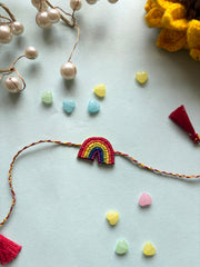 Rainbow - Hand Embroidered Rakhi