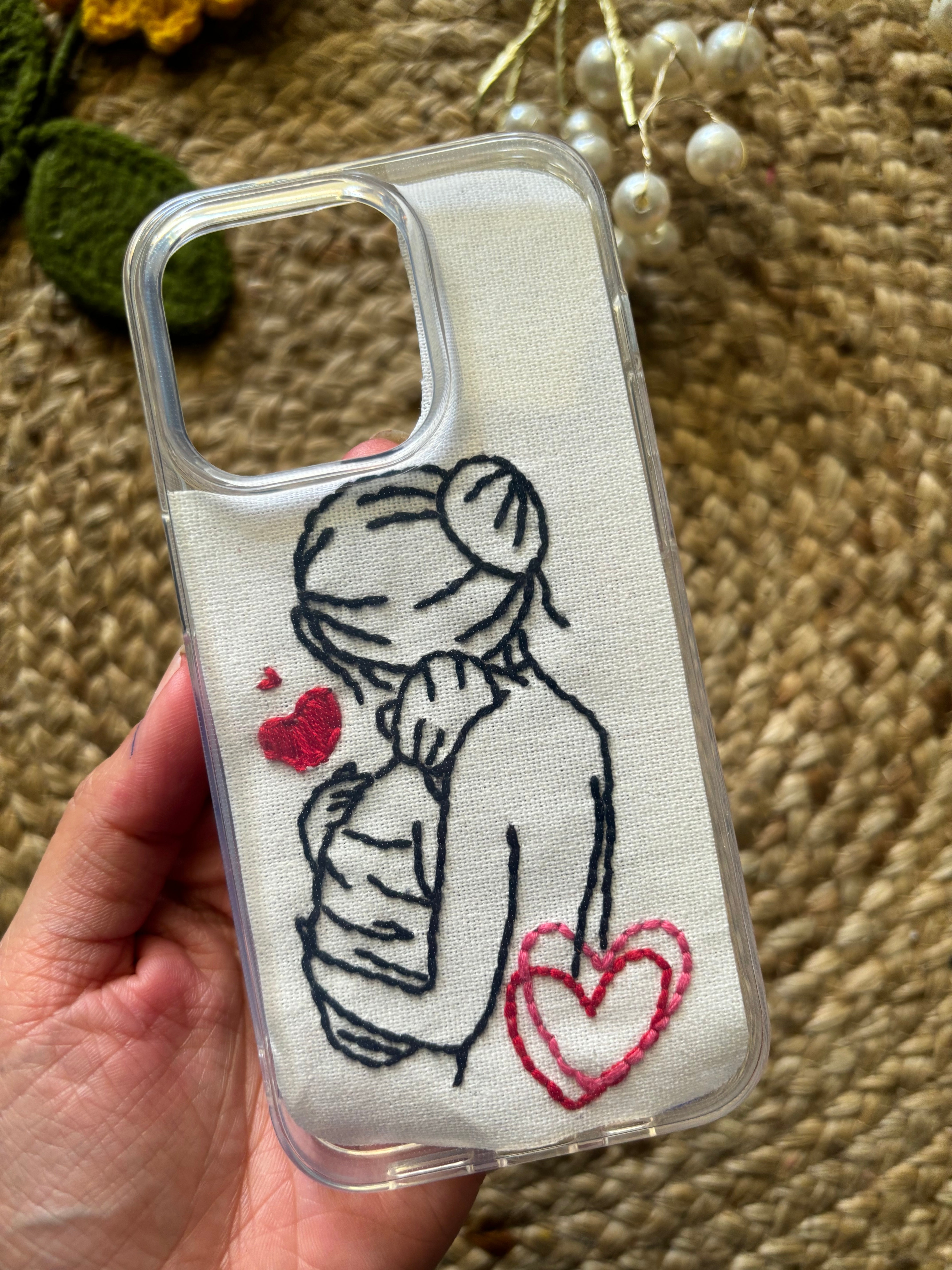 Mother's Love - Embroidered Mobile Cover