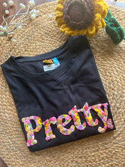 Butterfly Name Embroidery - Tshirt