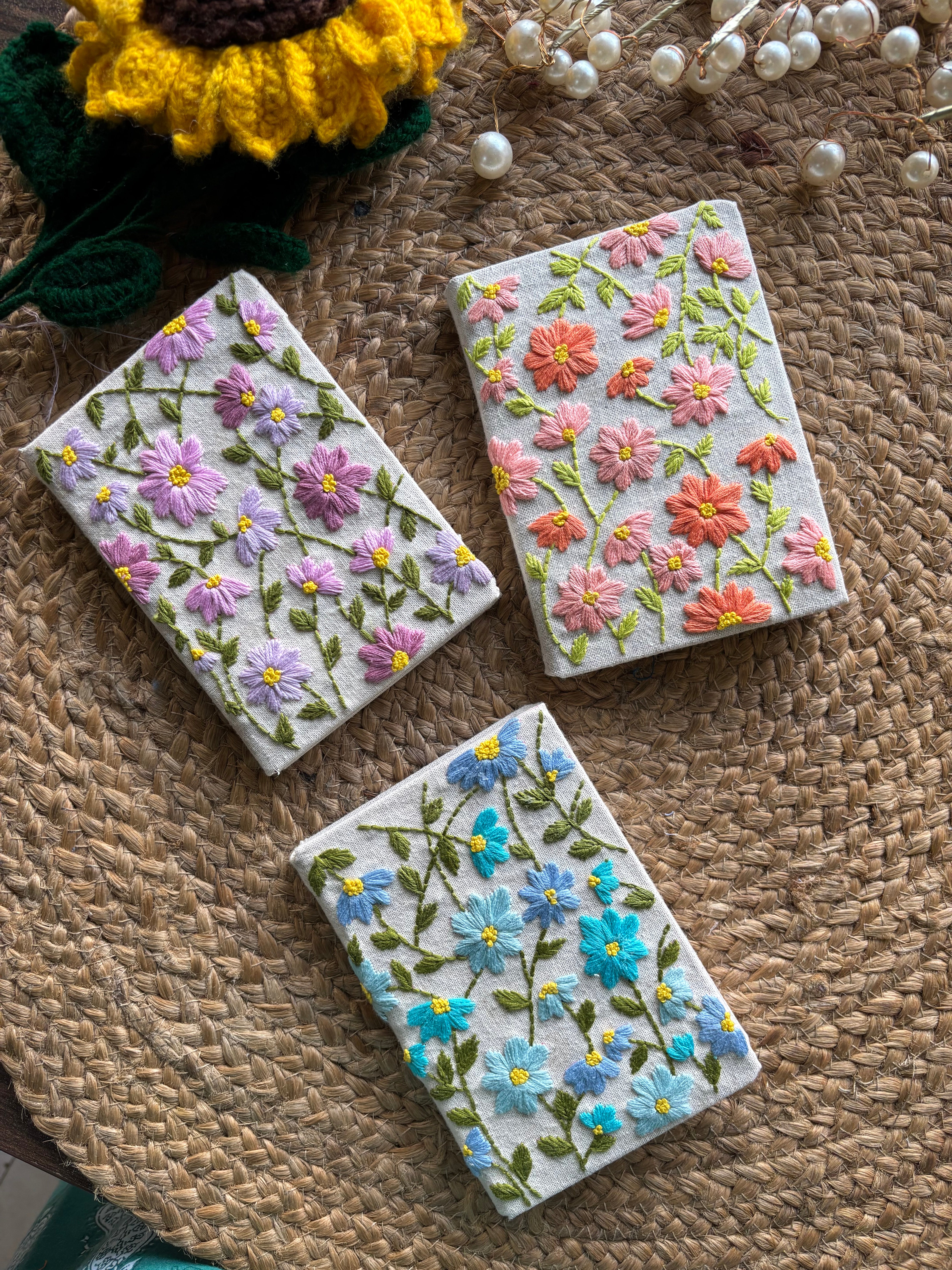 Bloom - Customized Hand Embroidered Journal