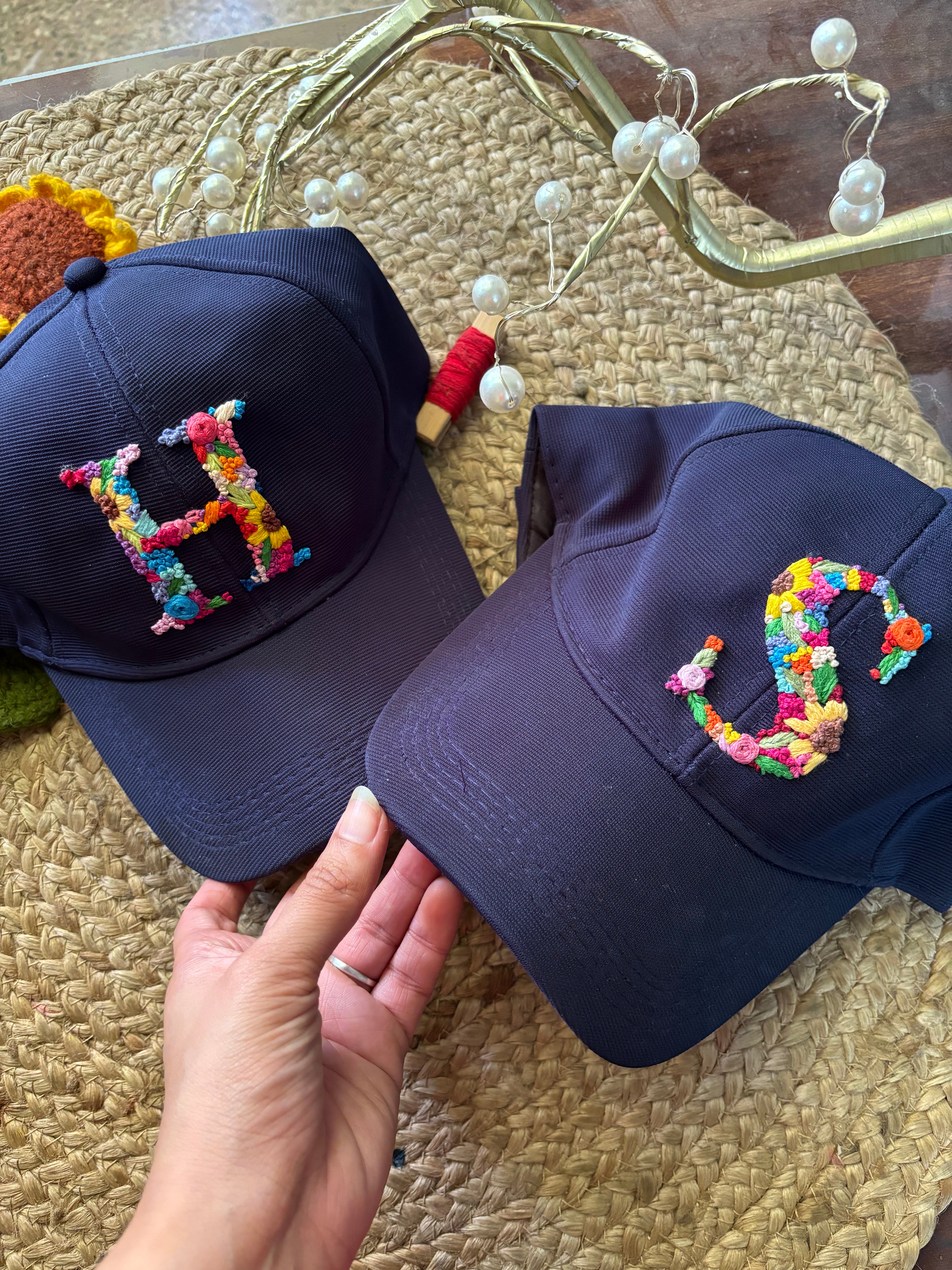 Name Initial - Embroidered Cap