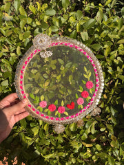 Hoop Embroidered Channi - Karwachauth Special