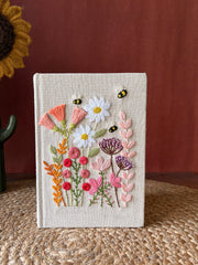 Stories In Bloom - Hand Embroidered Journal