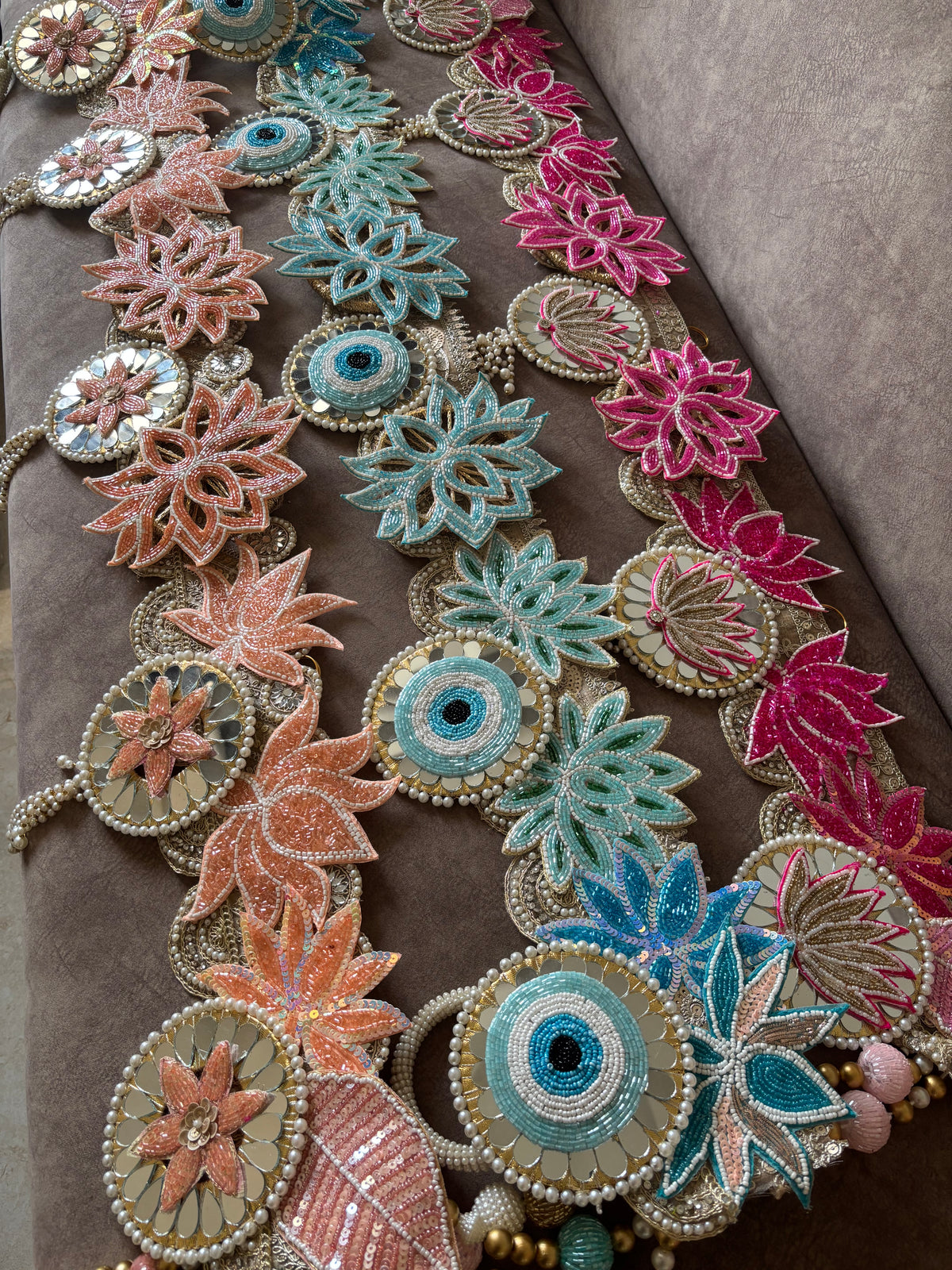 Lotus Mirror Bandhanwar - Diwali