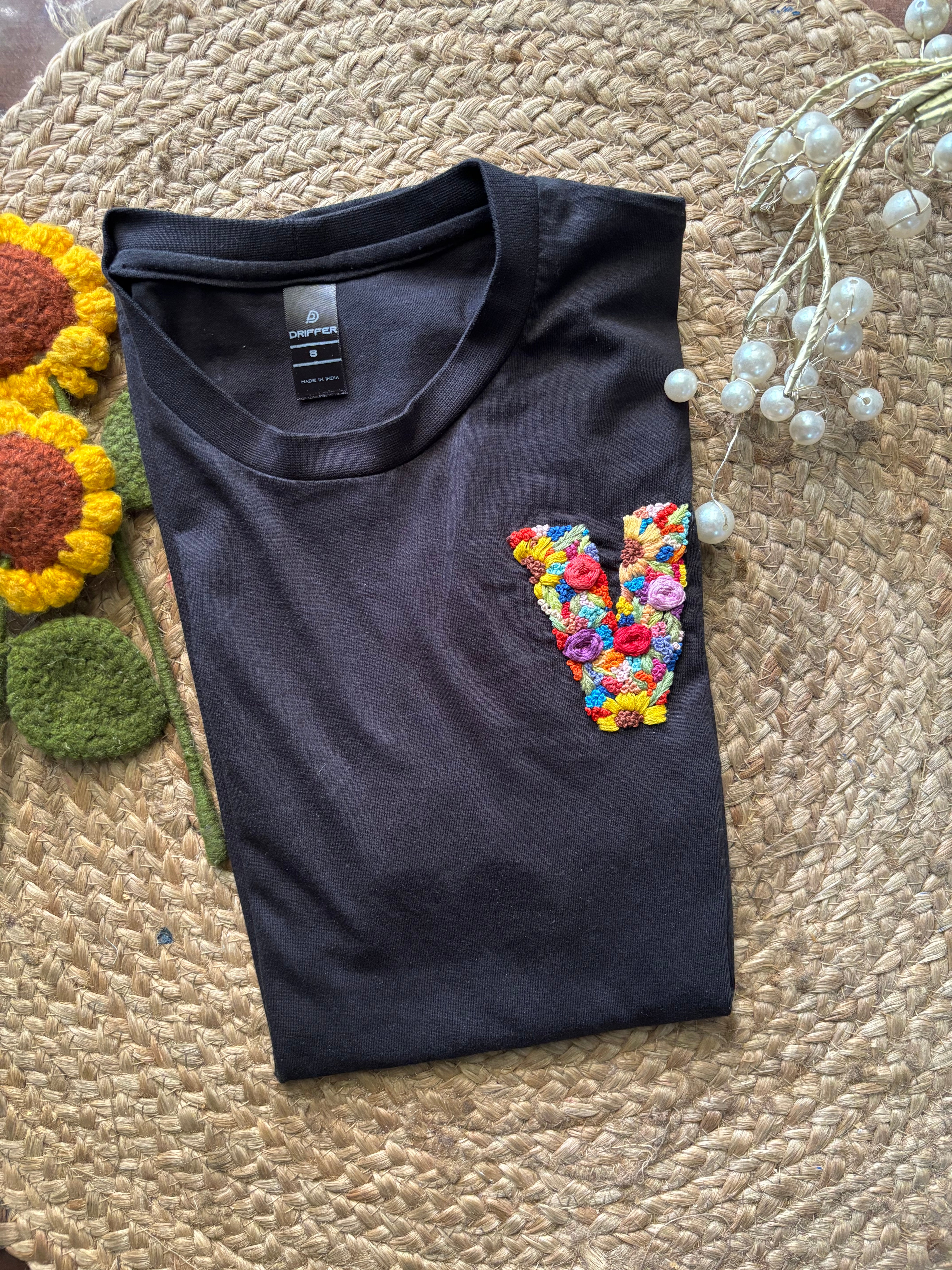 Customized Embroidered T-shirt