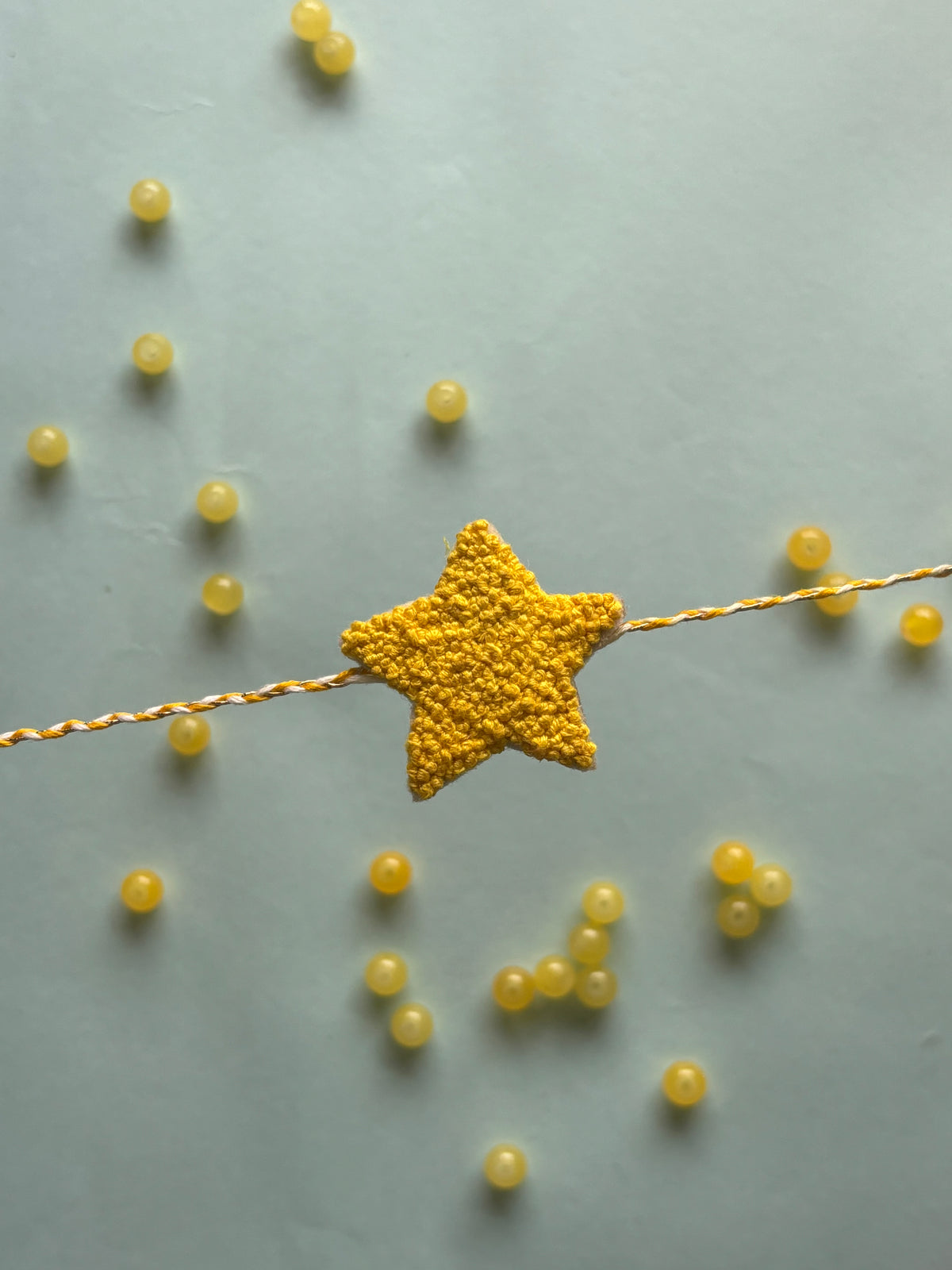 Star - Hand Embroidered Rakhi