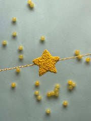 Star - Hand Embroidered Rakhi