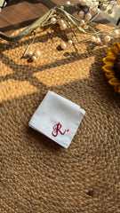 Small Initial Customised Hanky