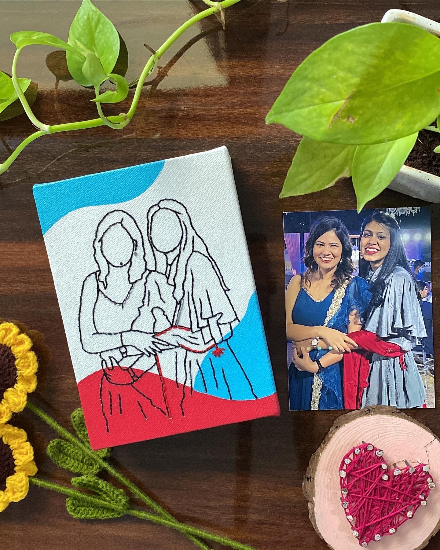 Bridesmaid / BFF Customized Portrait ❤