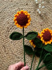 Crochet Sunflowers