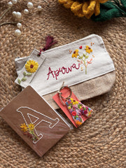 Embroidered Pouch - Diary Hamper