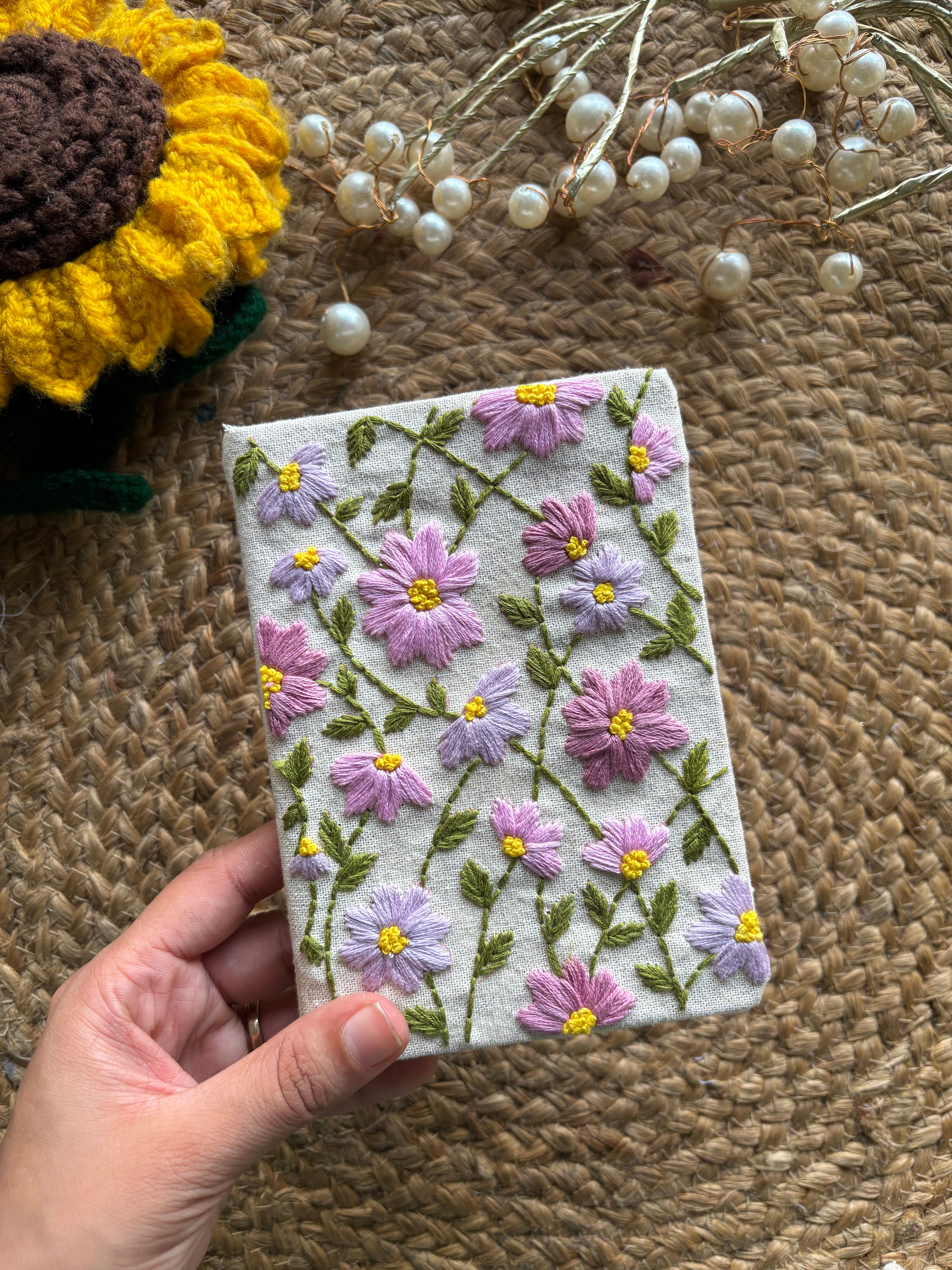 Bloom - Customized Hand Embroidered Journal