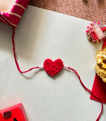 Dil - Hand Embroidered Rakhi