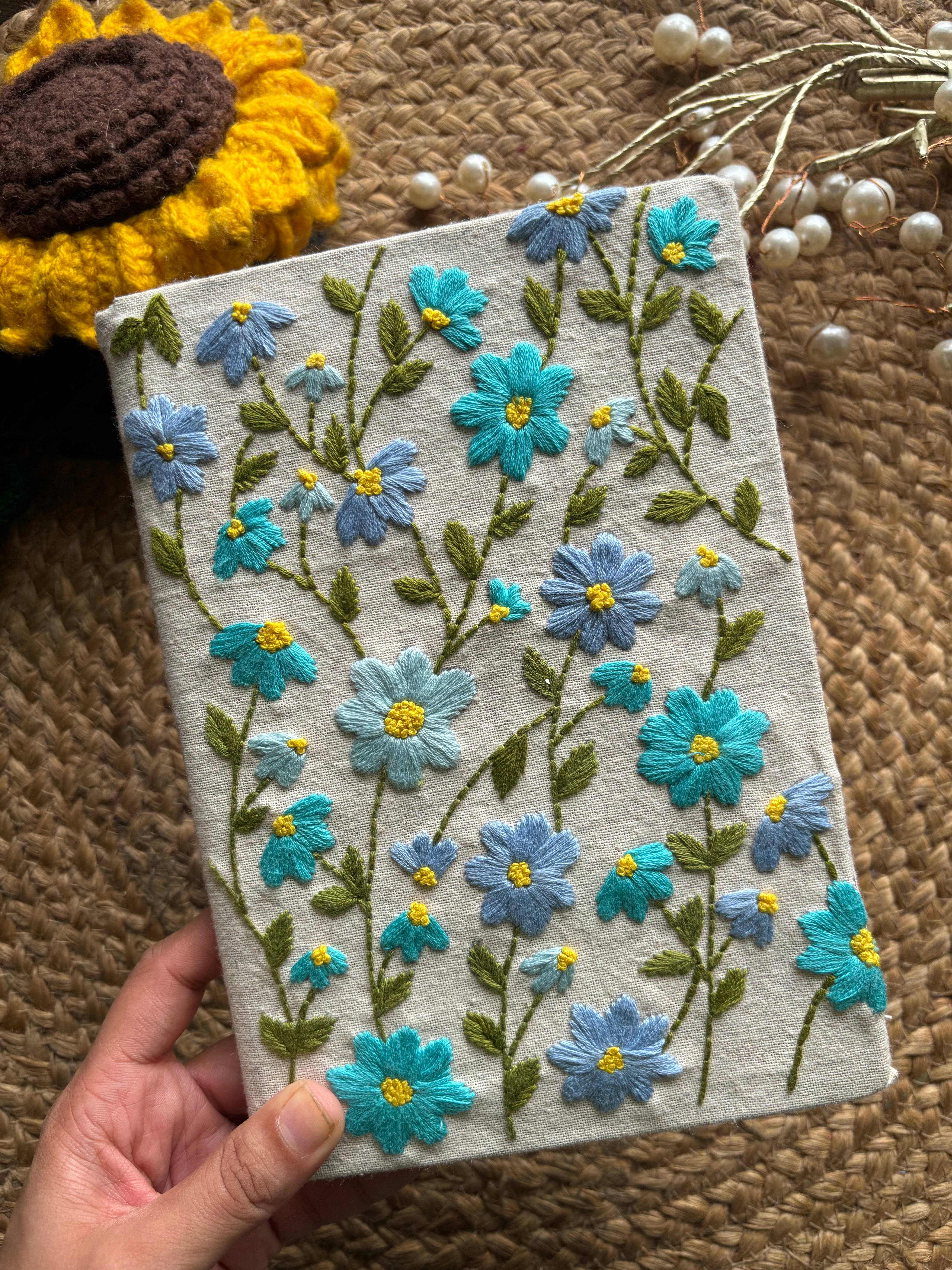 Bloom - Customized Hand Embroidered Journal