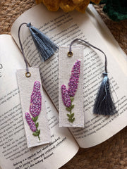 Forever Tulips - Embroidered Bookmark