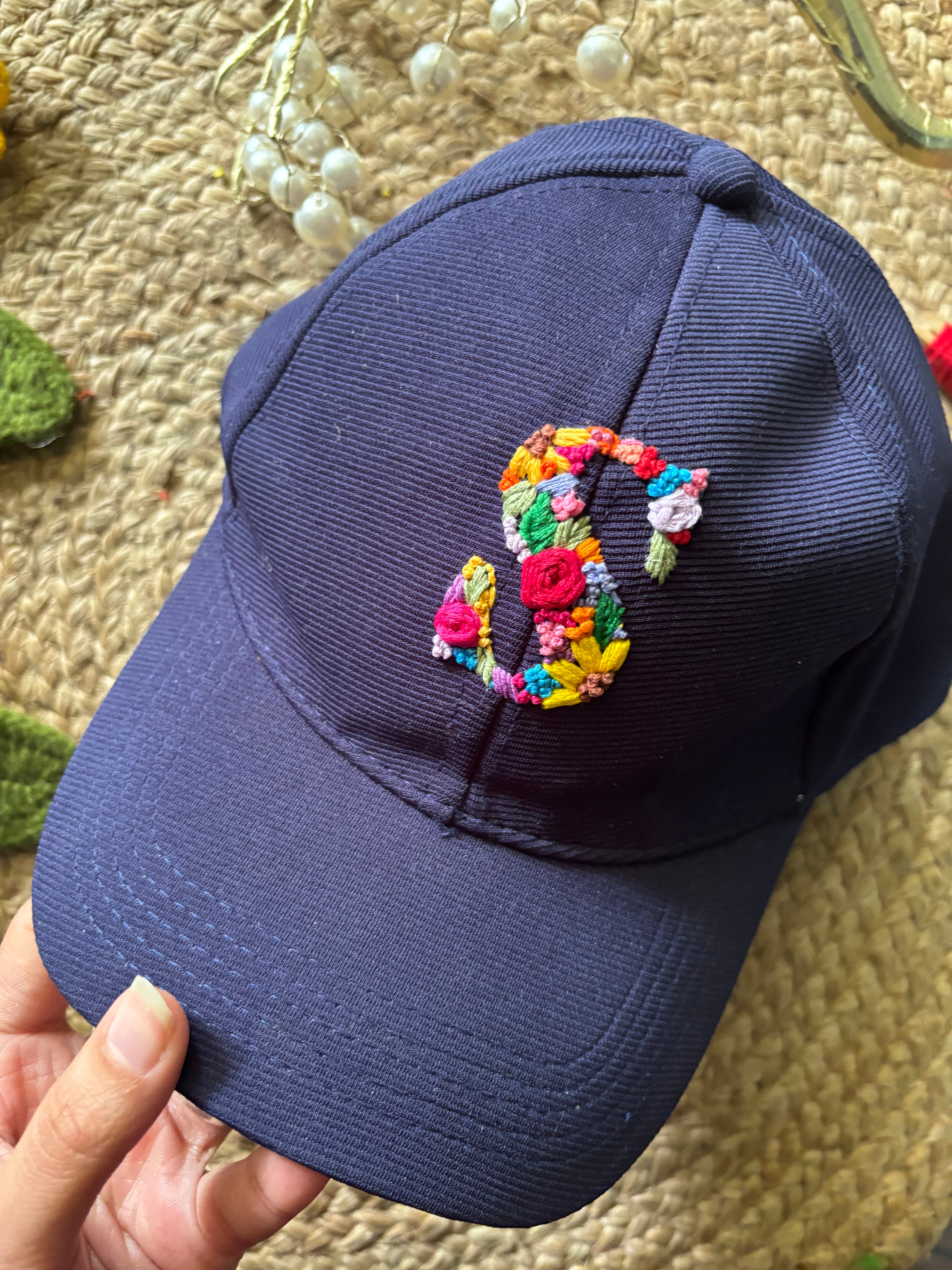 Name Initial - Embroidered Cap