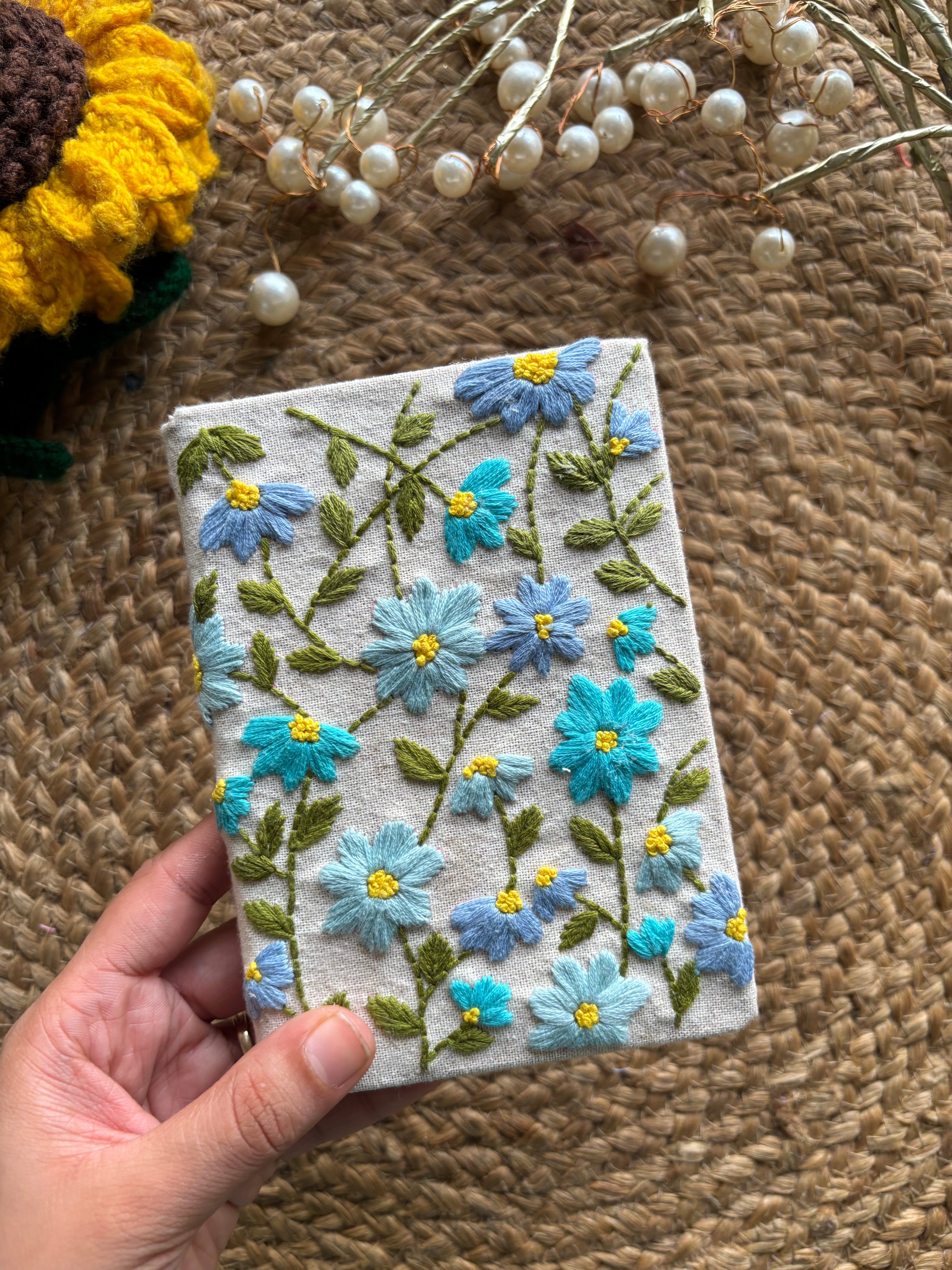 Bloom - Customized Hand Embroidered Journal